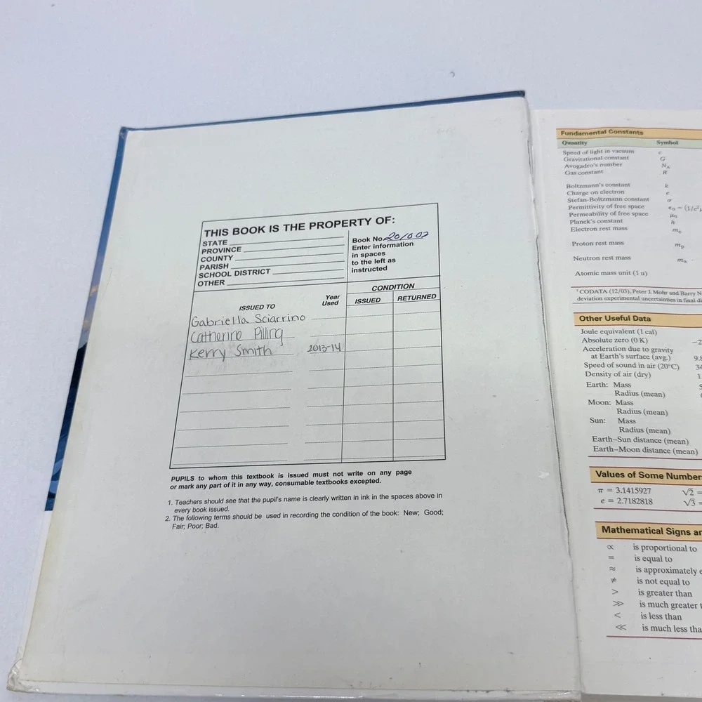 Physics Sixth Edition Douglas C Giancoli Hardcover Textbook  Pearson